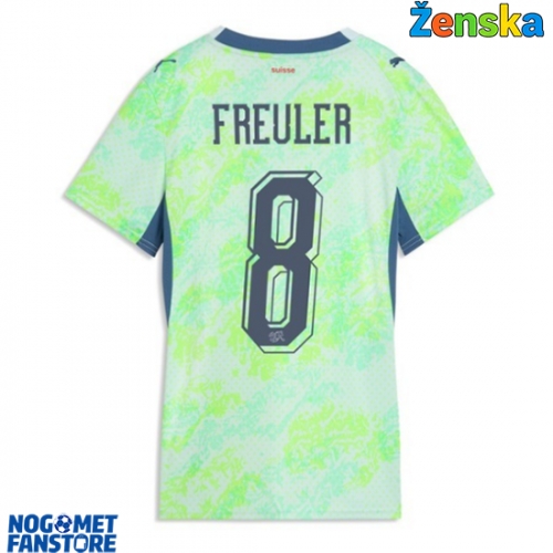 Švicarska Remo Freuler #8 Gostujuci Dres za Ženska SP 2026 Kratak Rukav